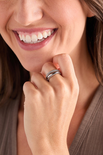 Ball Stacking Ring Set of 3 - Alex and Ani - Detail View 5