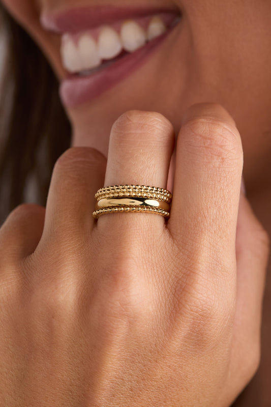 Ball Stacking Ring Set of 3 - Alex and Ani - Back View