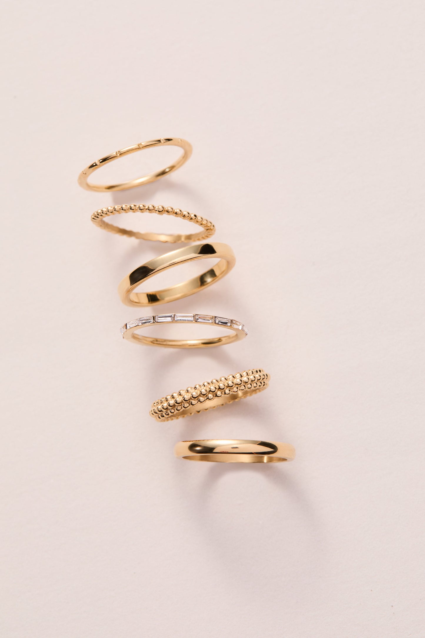Baguette Stacking Ring Set of 3 - Alex and Ani - Detail View 4