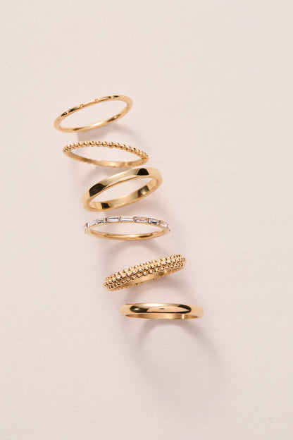 Baguette Stacking Ring Set of 3 - Alex and Ani - Detail View 4