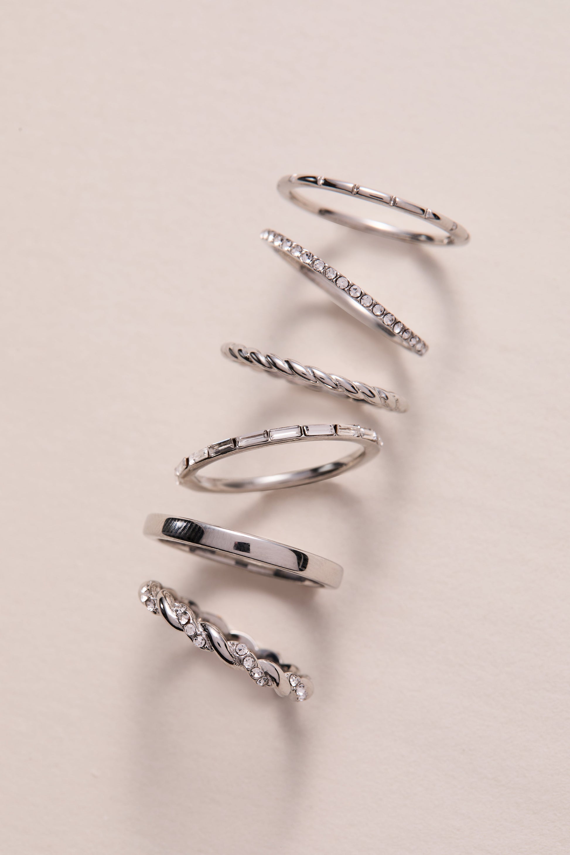 Baguette Stacking Ring Set of 3 - Alex and Ani - Detail View 7