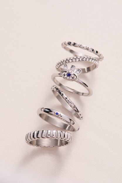 Ribbed Stacking Ring Set of 3 - Alex and Ani - Detail View 7