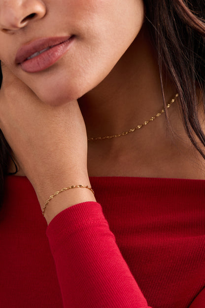 Multi Faceted Chain Bracelet - Alex and Ani - Back View