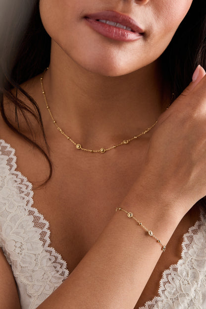 Floret Chain Necklace - Alex and Ani - Back View