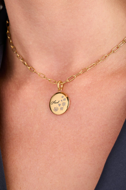 Paperclip Charm & Layering Necklace - Alex and Ani - Back View