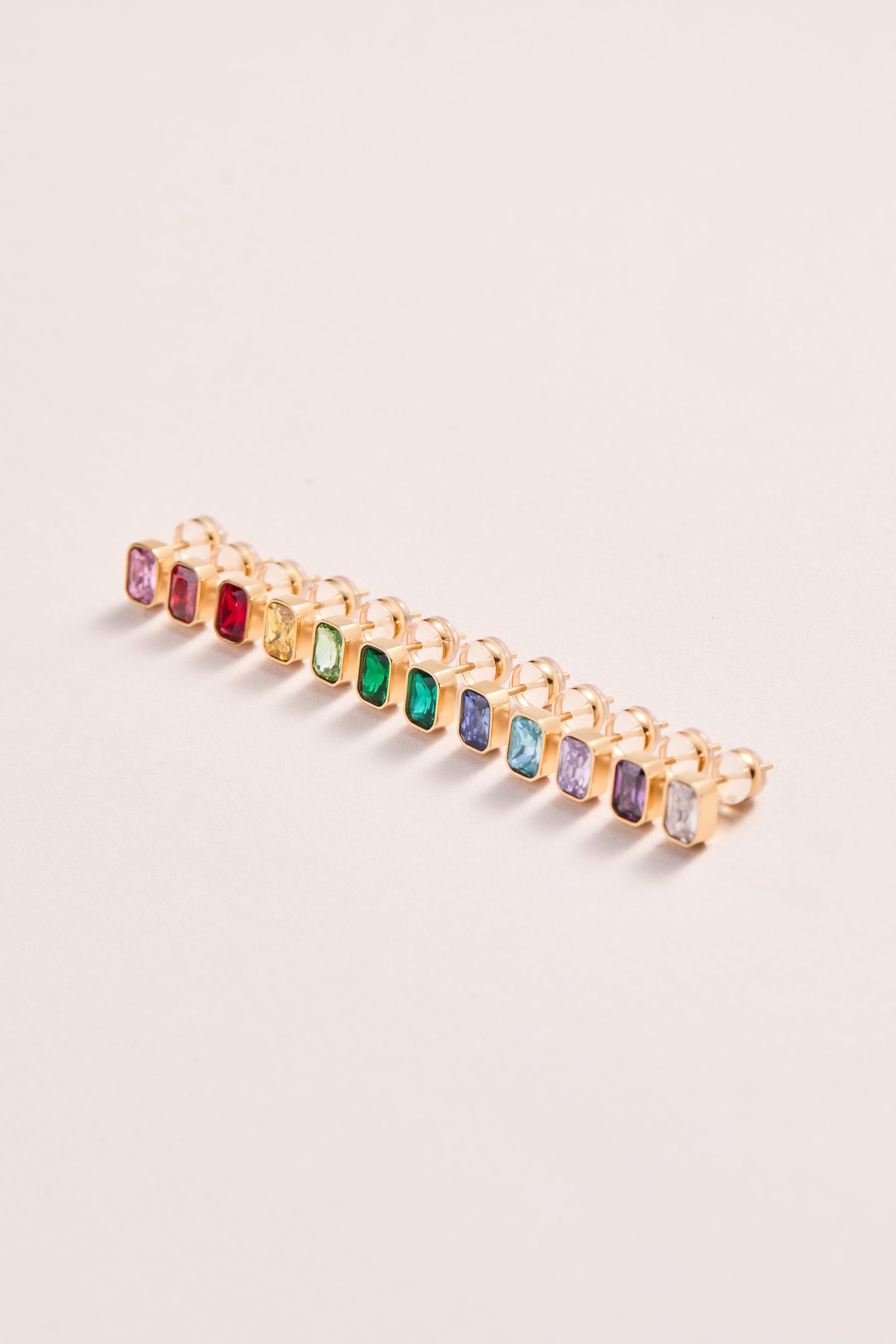 December Birthstone Stud Earrings - Alex and Ani - Detail View 7