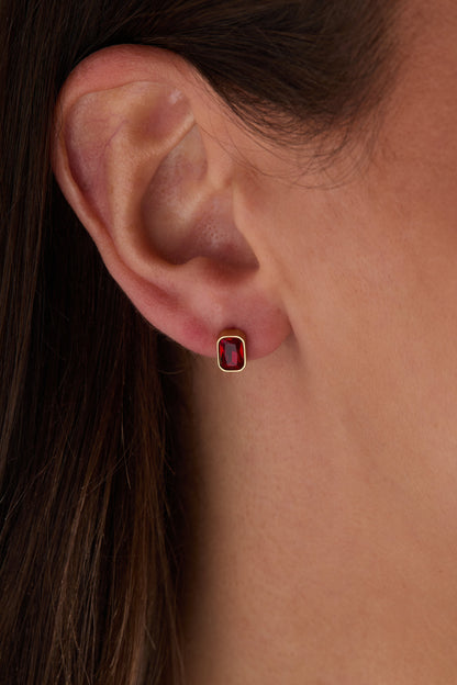 July Birthstone Stud Earrings - Alex and Ani - Detail View 6