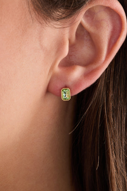 August Birthstone Stud Earrings - Alex and Ani - Detail View 7