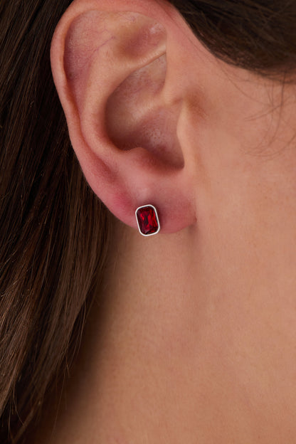 July Birthstone Stud Earrings - Alex and Ani - Detail View 7