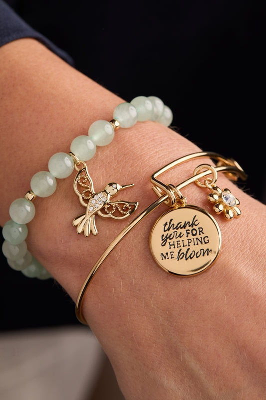 Hummingbird Gemstone Bolo Bracelet - Alex and Ani