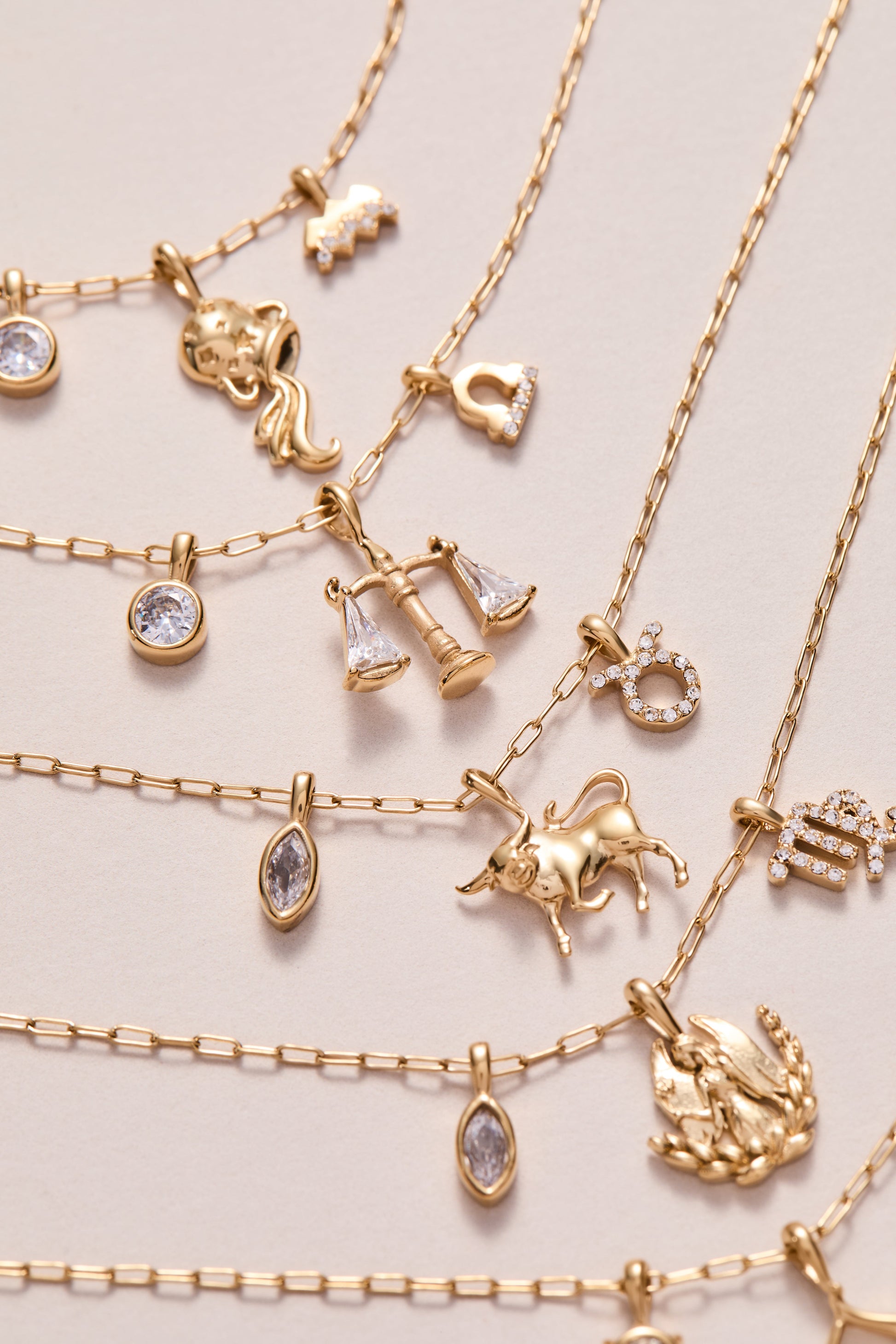 Virgo Zodiac Charm Cluster Necklace - Alex and Ani - Detail View 6