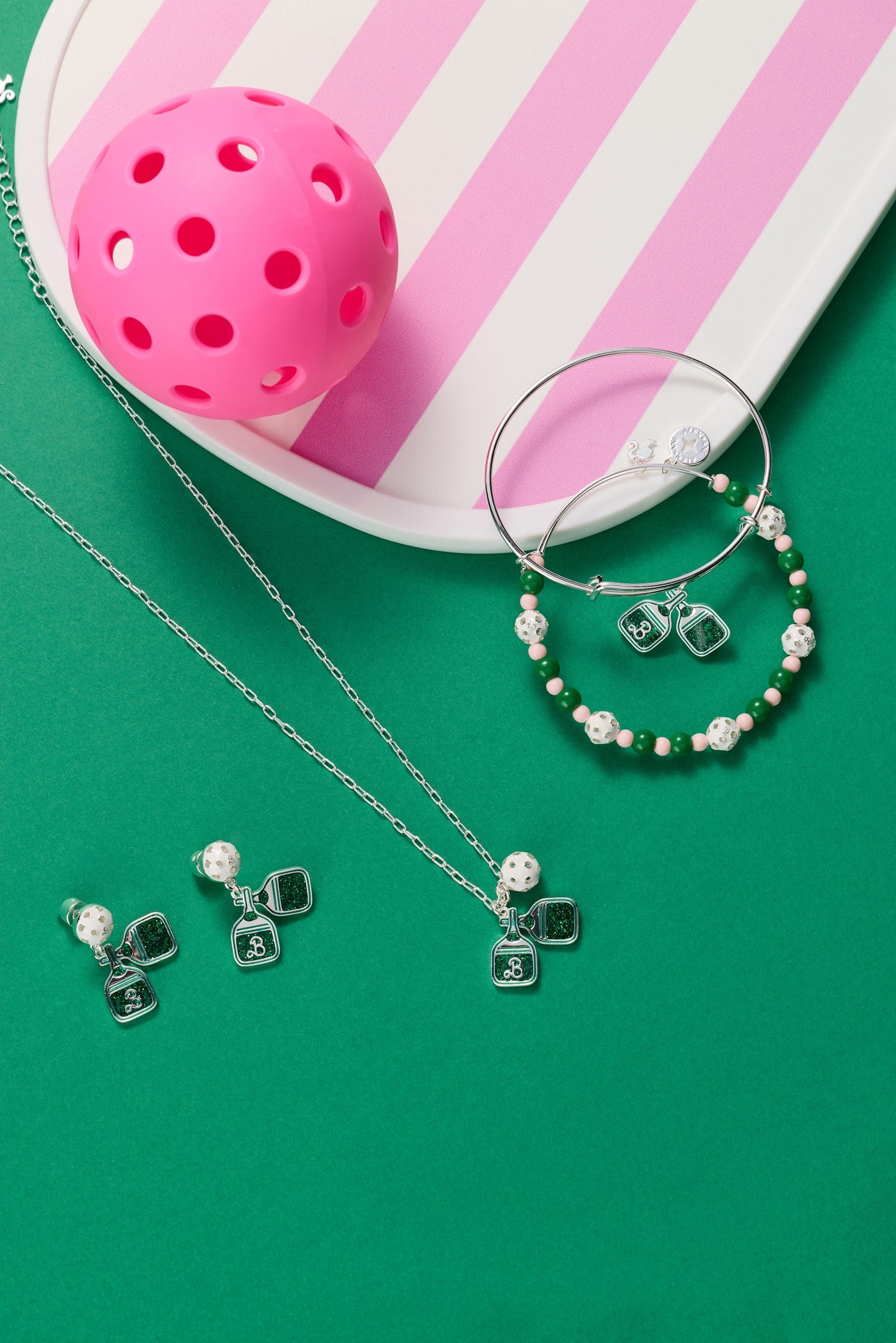 Barbie™ Pickleball Bangle Set of 2 - Alex and Ani