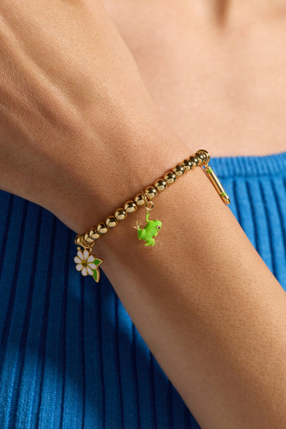 Crayola Forest Green Charm Stretch Bracelet - Alex and Ani
