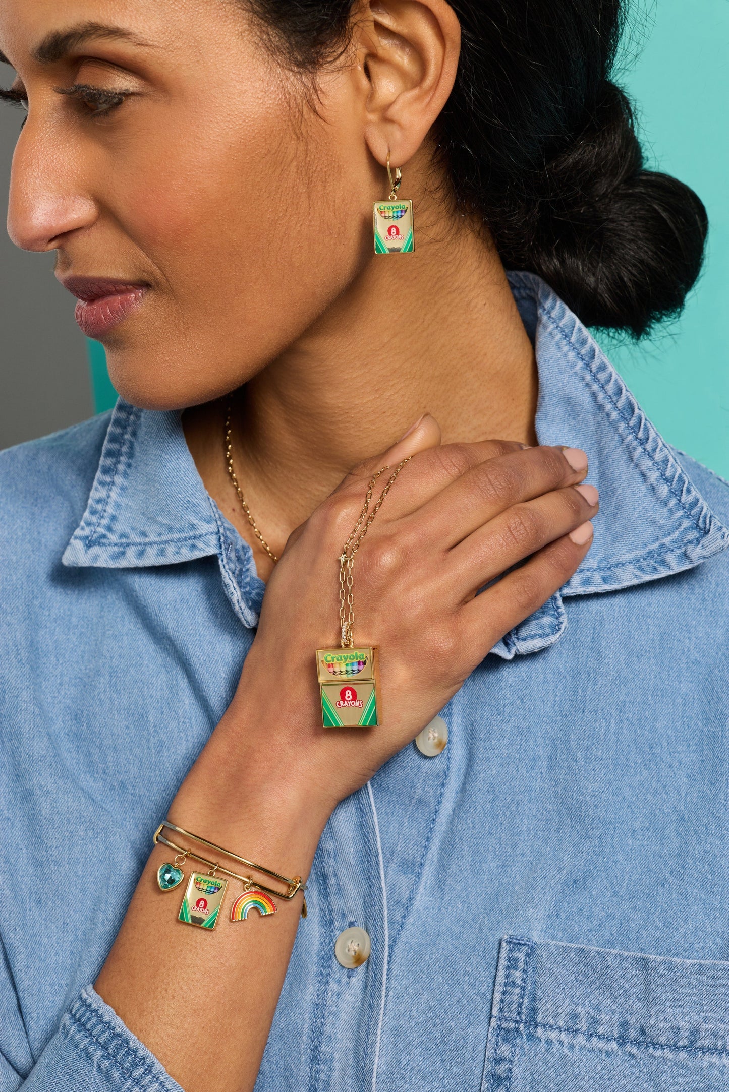 Crayola Crayon Box Earrings - Alex and Ani