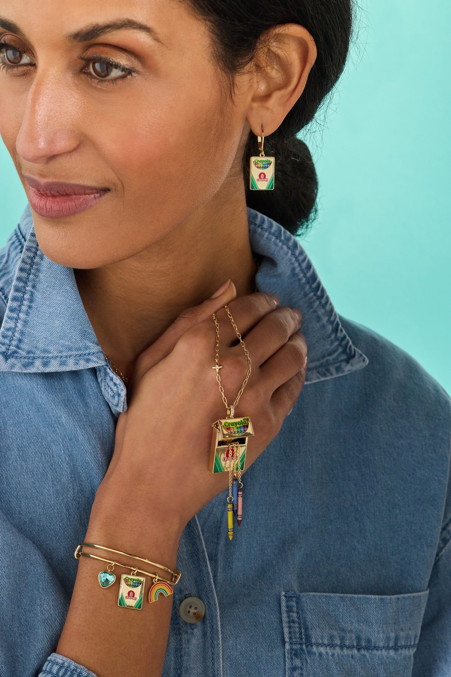 Crayola Crayon Box Earrings - Alex and Ani