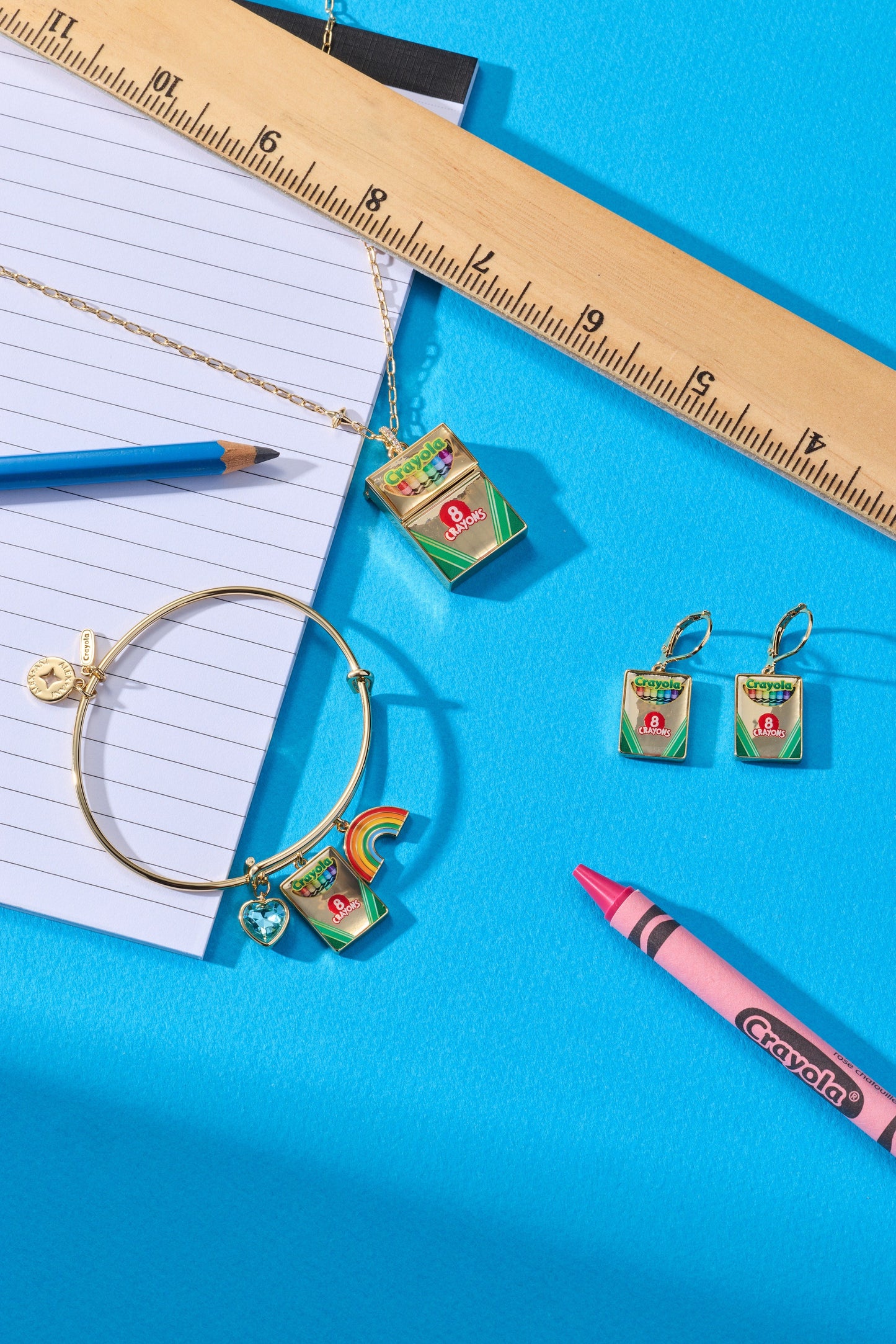 Crayola Crayon Box Earrings - Alex and Ani