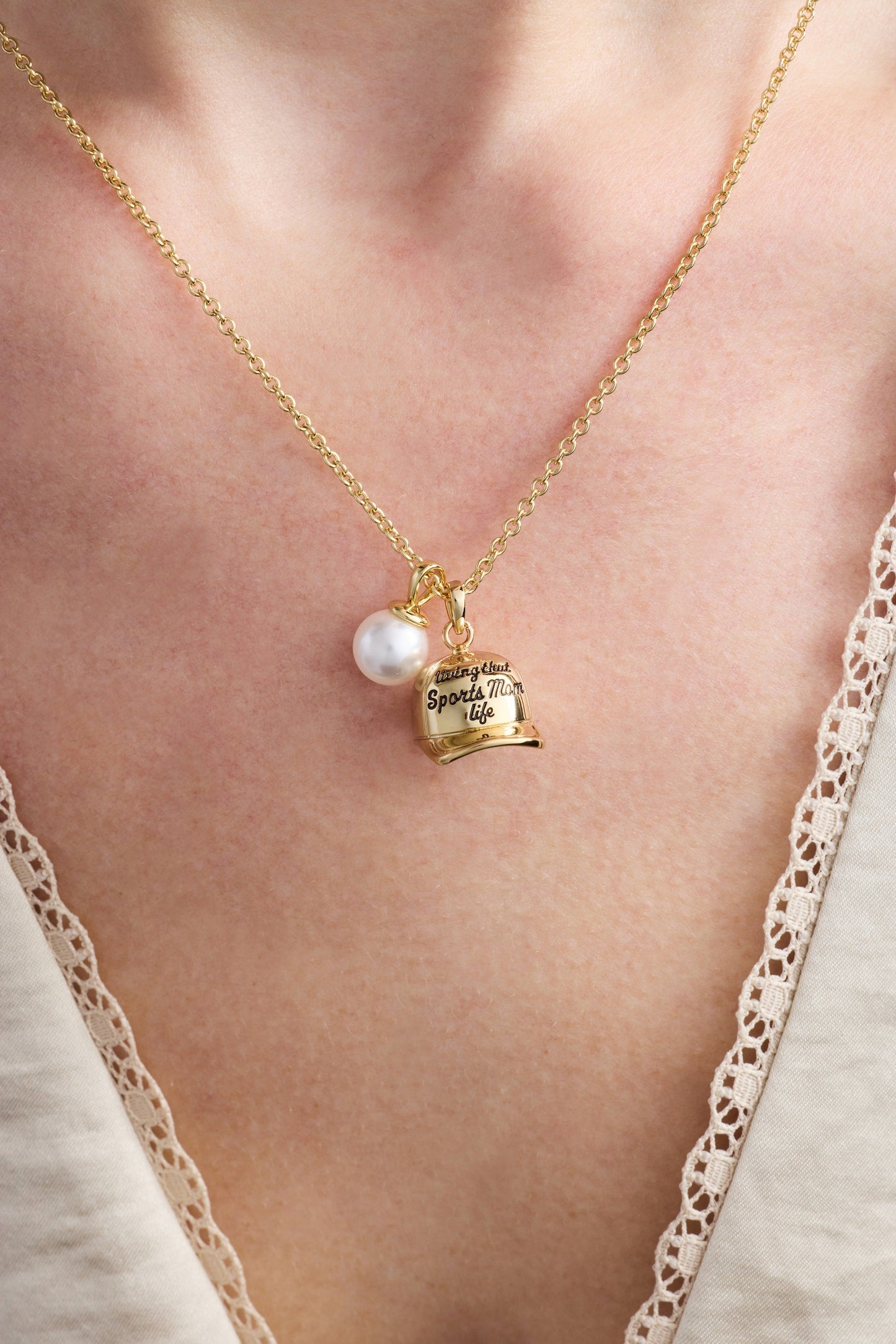 Baseball Charm Necklace - Alex and Ani