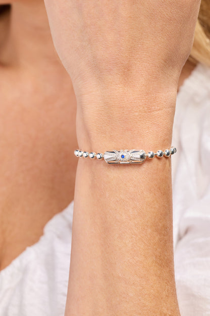Evil Eye Barrel Closure Bracelet - Alex and Ani