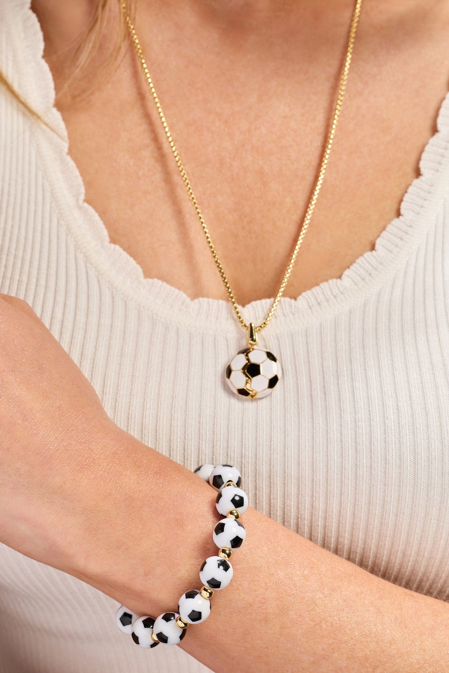 Soccer Ball Locket Necklace - Alex and Ani