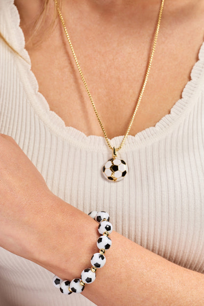 Soccer Ball Locket Necklace - Alex and Ani