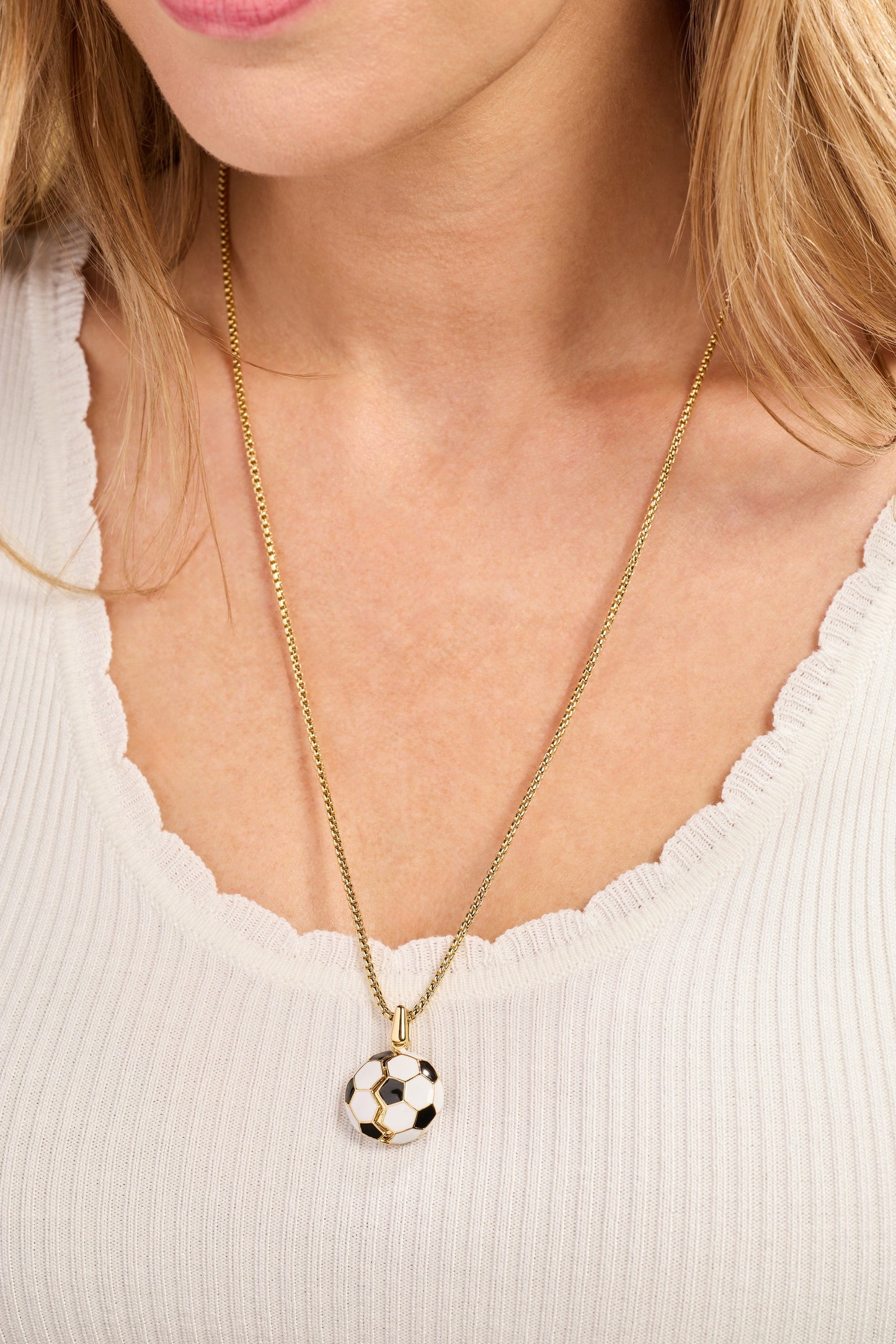 Soccer Ball Locket Necklace - Alex and Ani