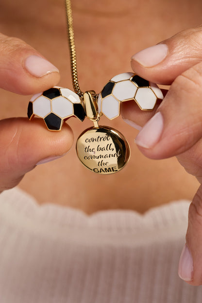 Soccer Ball Locket Necklace - Alex and Ani