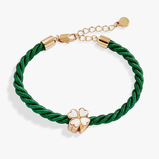 Four Leaf Clover Cord Bracelet - Alex and Ani