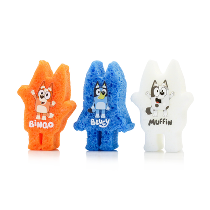 Bluey Body Wash Infused Buffer Gift Set