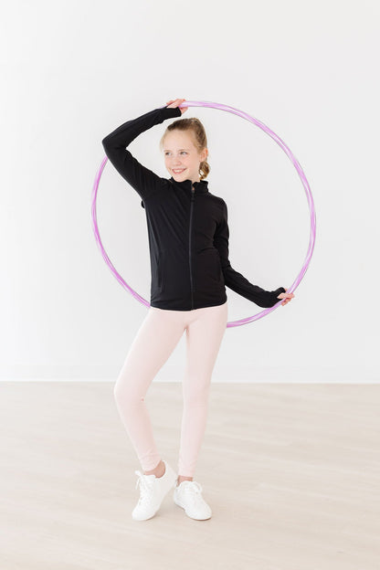 Zen Pink Active Legging - Front View