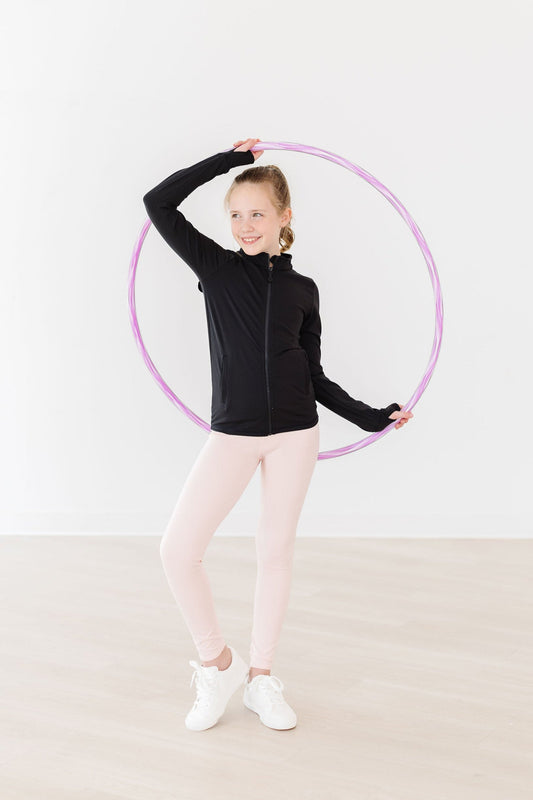 Zen Pink Active Legging - Front View