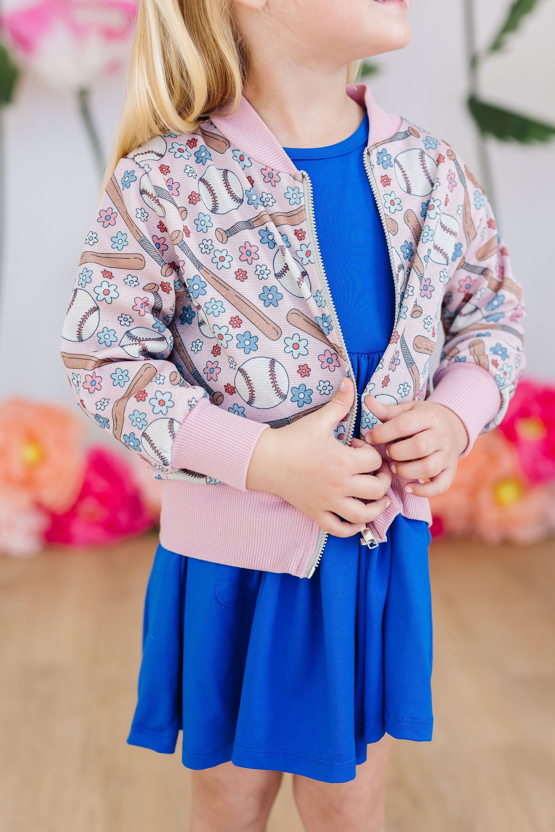 Batter Up Shimmer Jacket - Side View