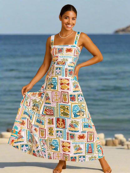 Marina Vista Maxi Dress