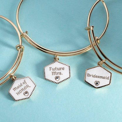Bridesmaid Bangle - Back View