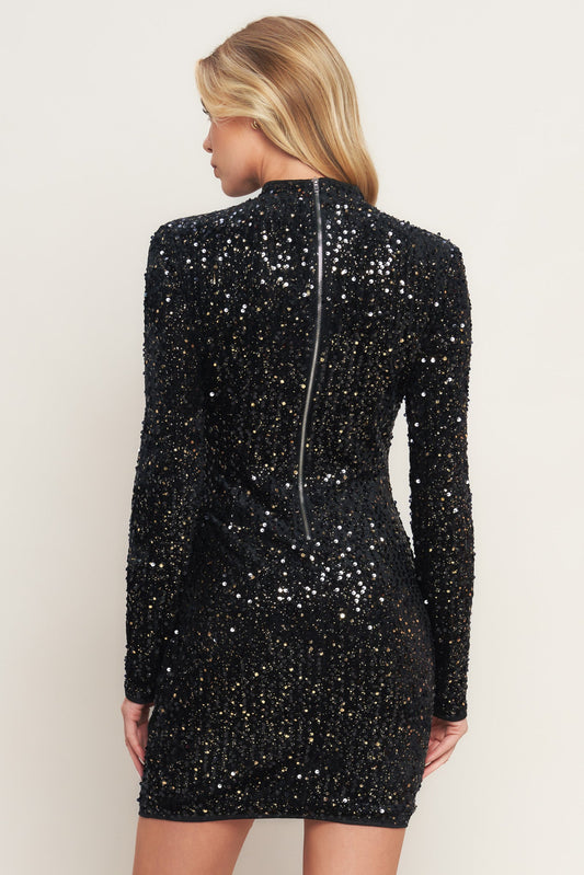 SEQUIN MINI DRESS