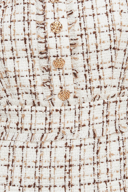 LUXE TWEED MINI DRESS