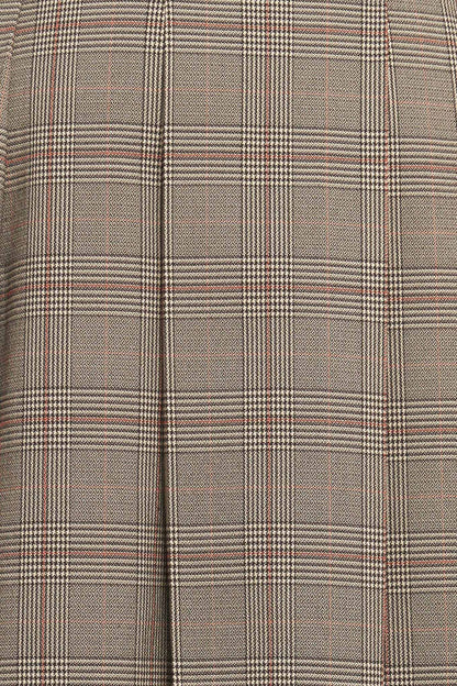 BRITISH TRACE WOVEN MIDI SKIRT - Detail View 8
