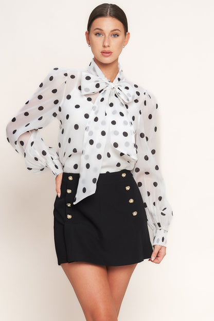 PARIS SERGEANT WOVEN SKORT - Side View