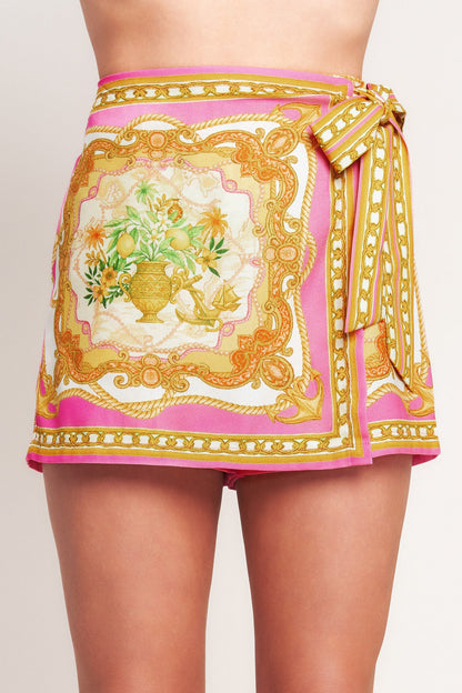 VINTAGE HEIRESS WOVEN SKORT - Detail View 10