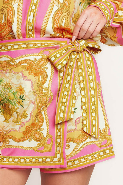 VINTAGE HEIRESS WOVEN SKORT - Detail View 9