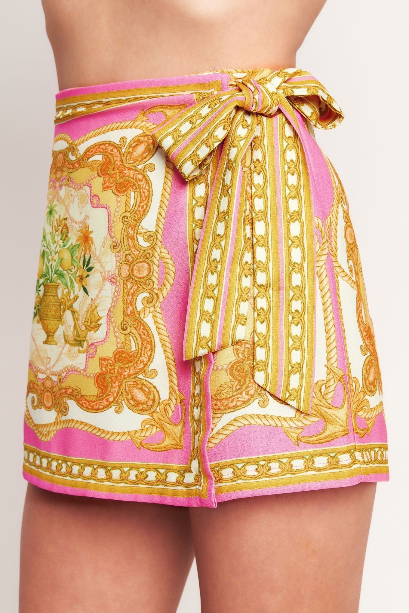 VINTAGE HEIRESS WOVEN SKORT - Detail View 6