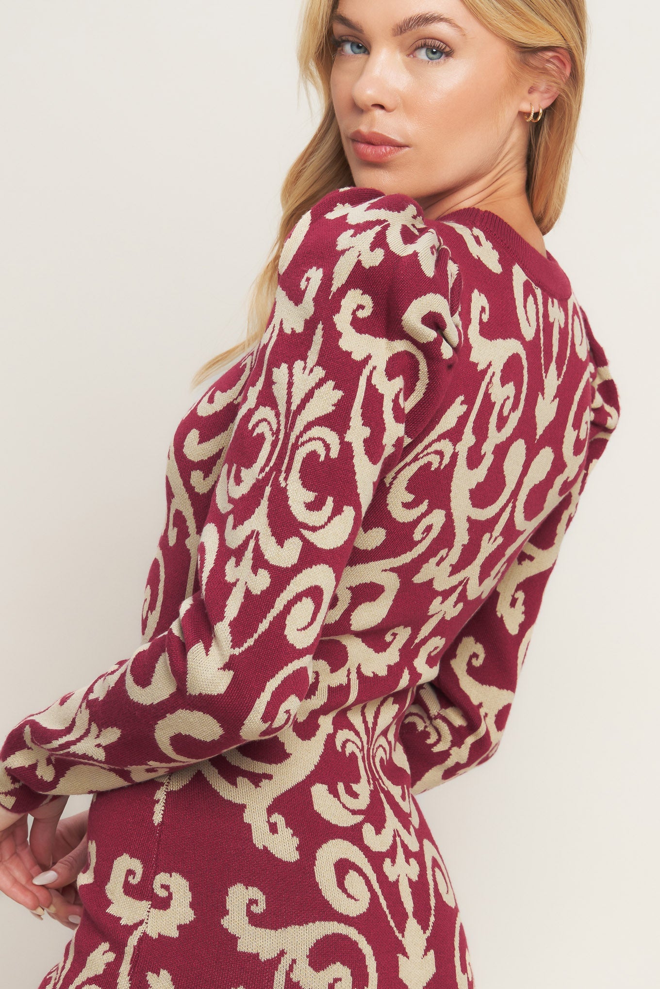 BASK IN LOVE SWEATER MINI DRESS - Detail View 4