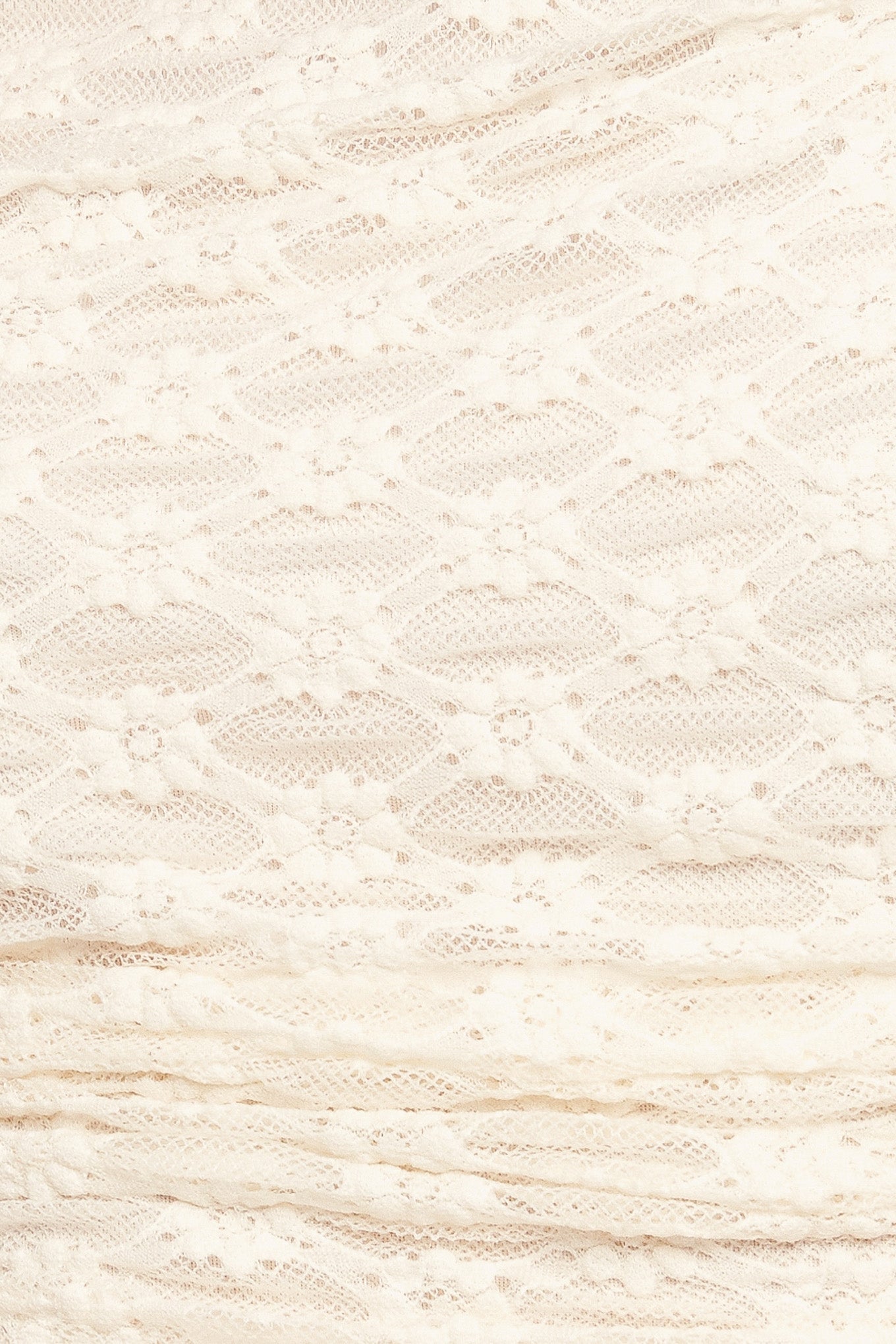 MODERN FUNCTION STRETCH KNIT LACE TOP