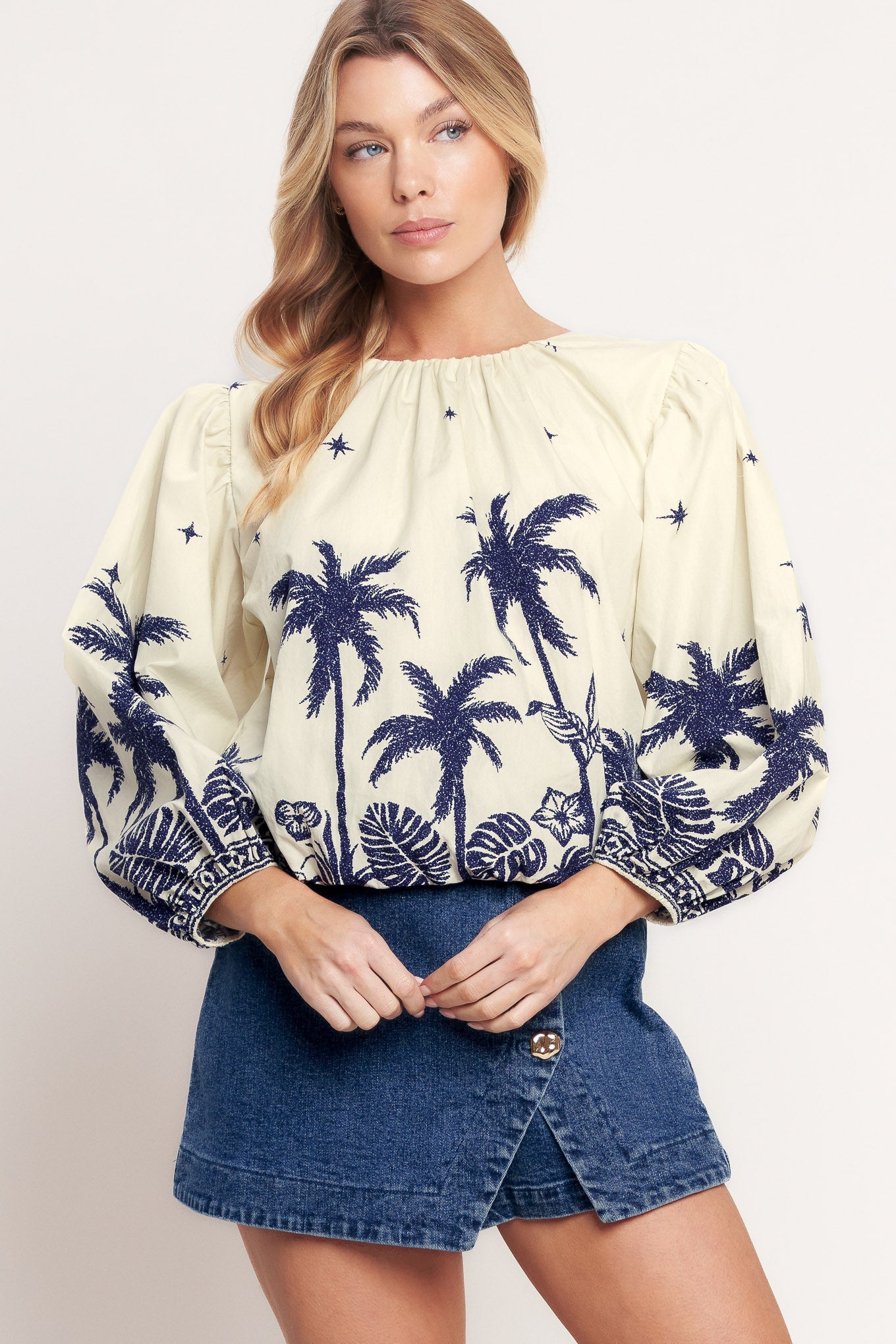 BOHO CONSTELLATION  WOVEN TOP - Detail View 6