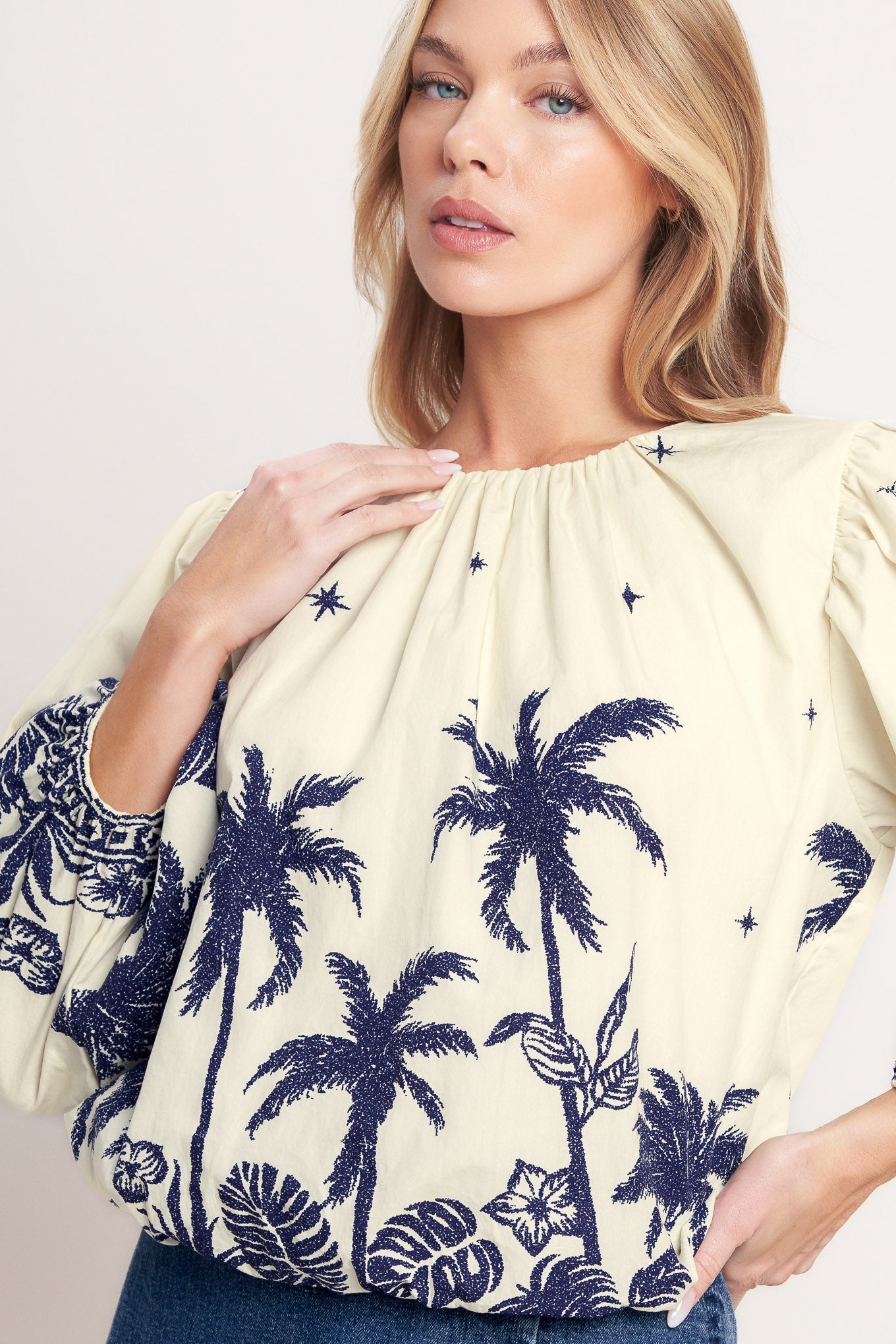 BOHO CONSTELLATION  WOVEN TOP - Detail View 5