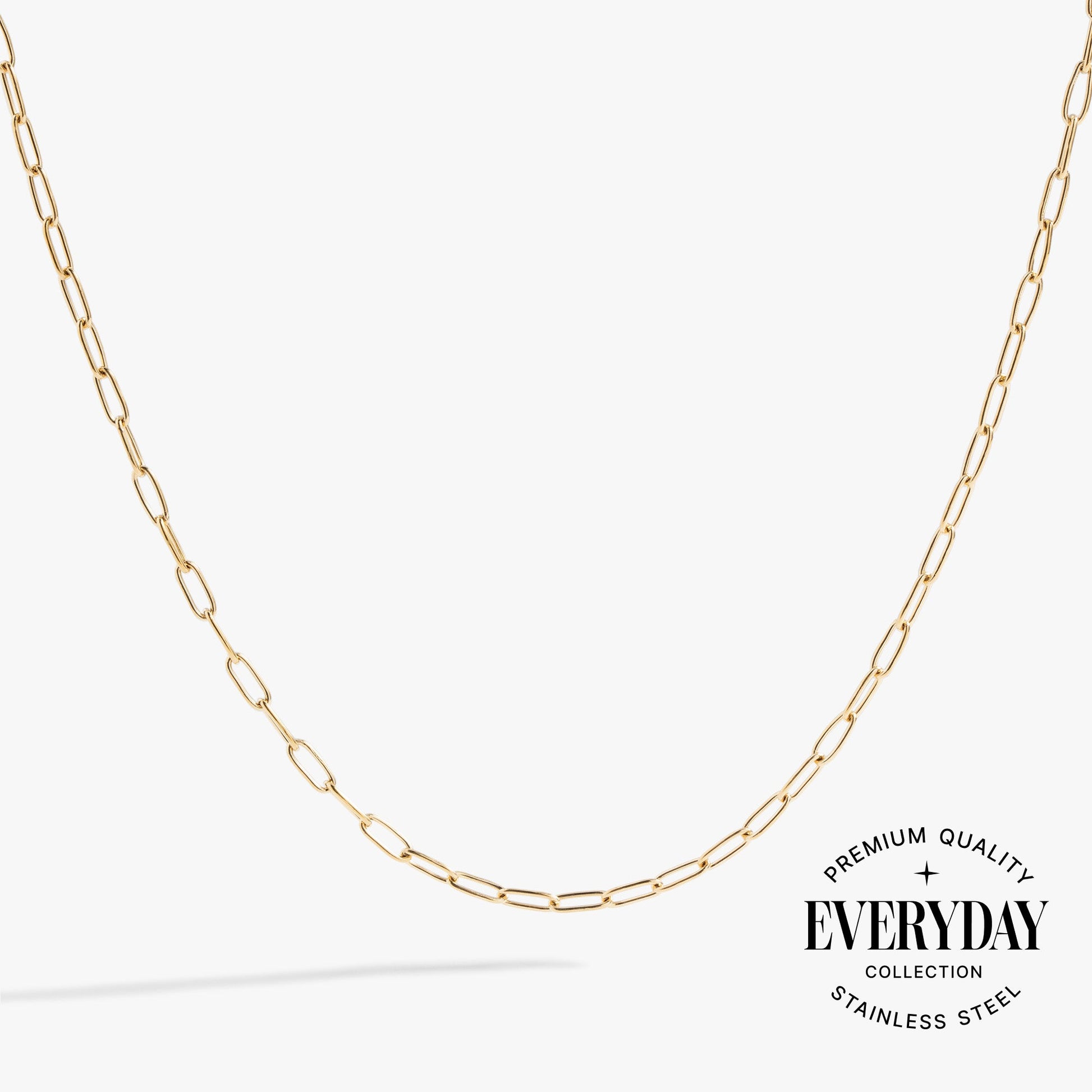 Paperclip Charm & Layering Necklace - Alex and Ani - Front View