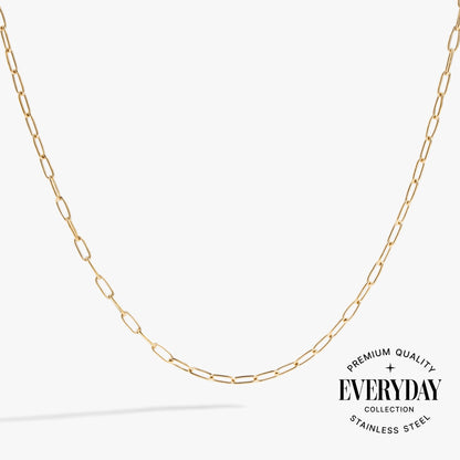 Paperclip Charm & Layering Necklace - Alex and Ani - Front View