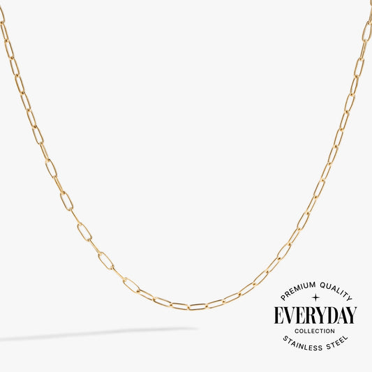 Paperclip Charm & Layering Necklace - Alex and Ani - Front View