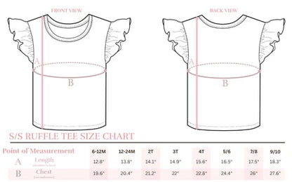 Red, White, & Sweet Ruffle Tee