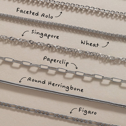 Round Herringbone Charm & Layering Necklace - Alex and Ani - Detail View 9