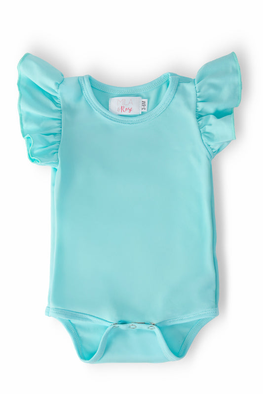 Aqua Flutter Bodysuit